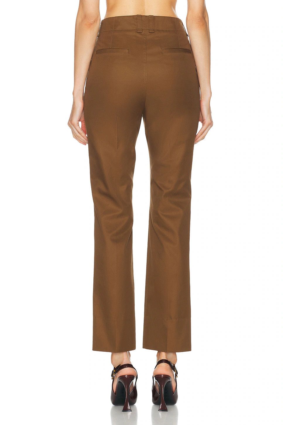 Saint Laurent Paris o1y0126 Casual Pant in Brown Size 28" / US 6 / IT 42 - 3 Thumbnail