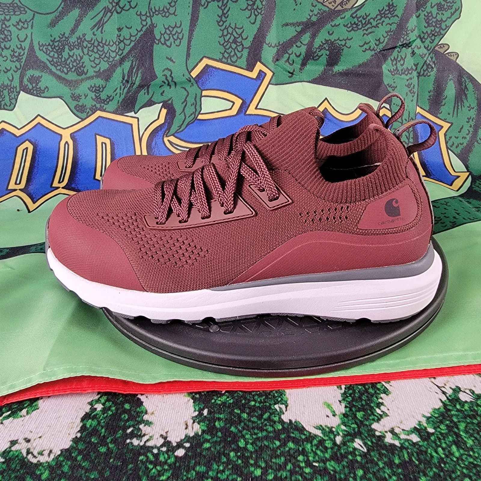 Carhartt Carhartt Womens Haslett SD Work Shoe Burgundy Sz 8.5 FS2404W Size US 8.5 / IT 38.5 - 2 Thumbnail