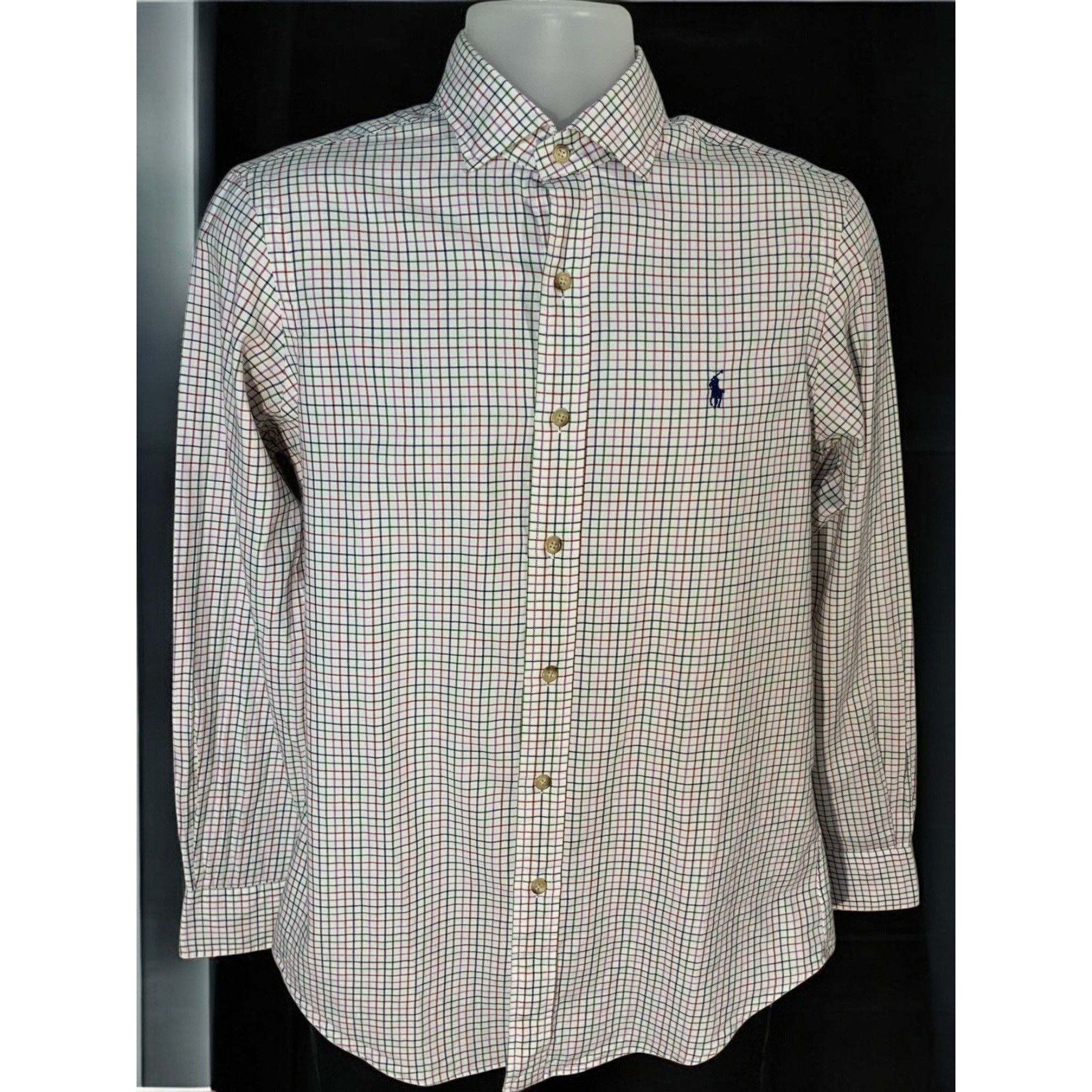 Polo Ralph Lauren Polo Ralph Lauren Multicolor Small Plaid Long Sleeve Shirt Size US S / EU 44-46 / 1 - 2 Thumbnail