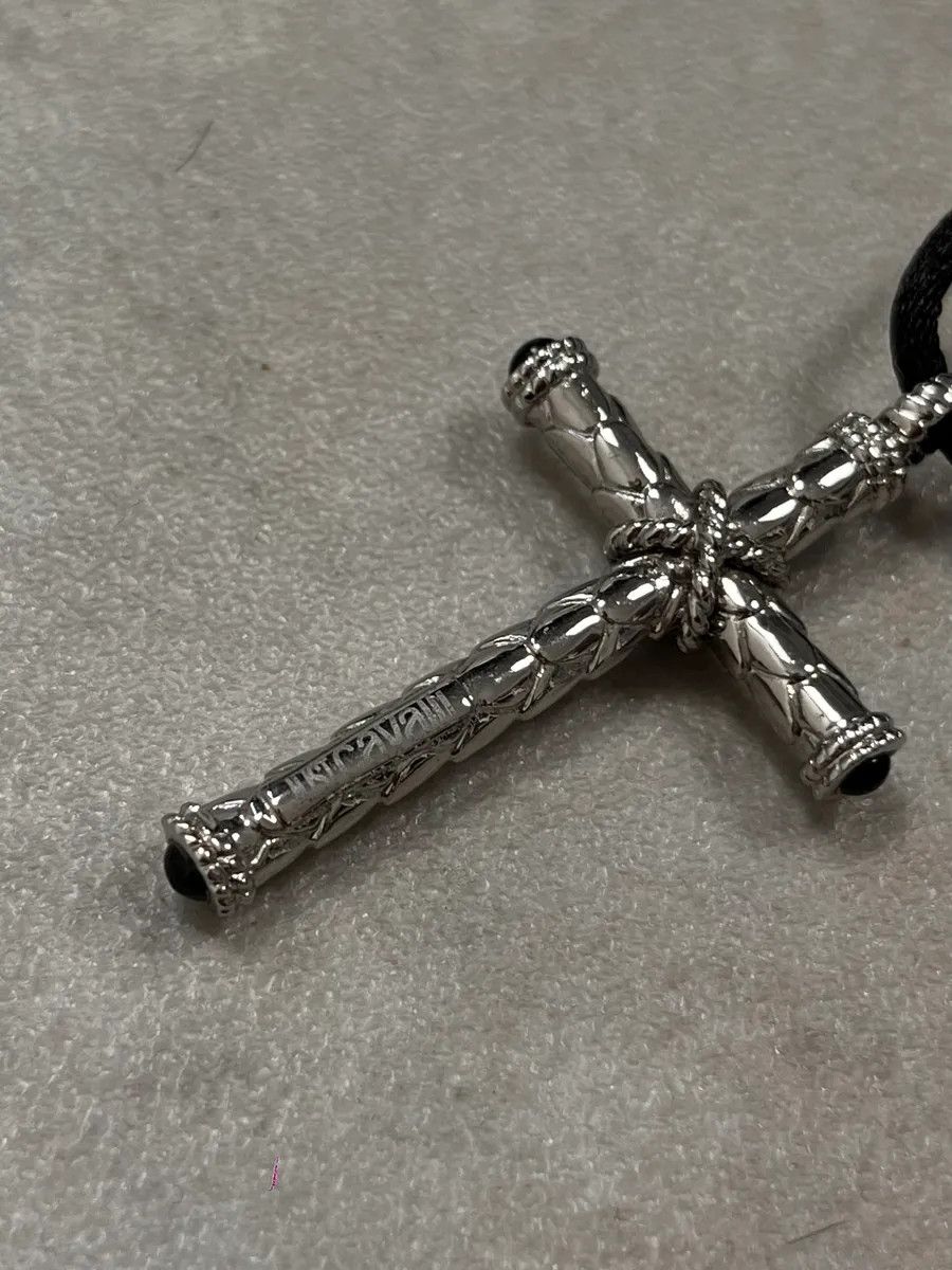 Roberto Cavalli Cavalli Cross Pendant Necklace Size ONE SIZE - 4 Thumbnail