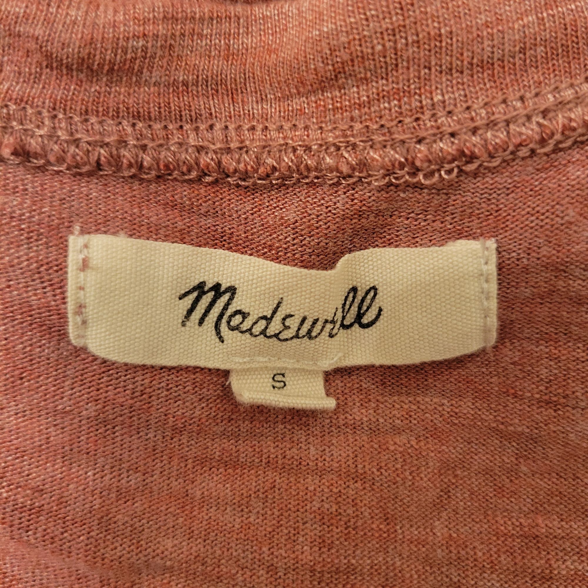 Madewell Madewell S T Shirt Dress Sleeveless Heather Pink Knit Hi Low Size S / US 4 / IT 40 - 4 Thumbnail
