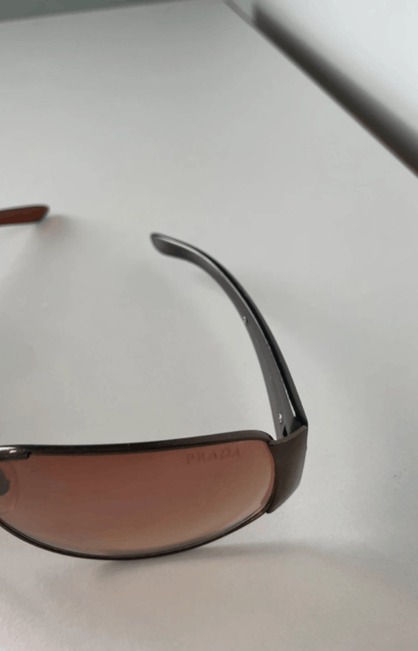 Prada × Vintage PRADA Sunglasses Flame 2004 Star Sport Metal Shield Wrap Size ONE SIZE - 4 Thumbnail