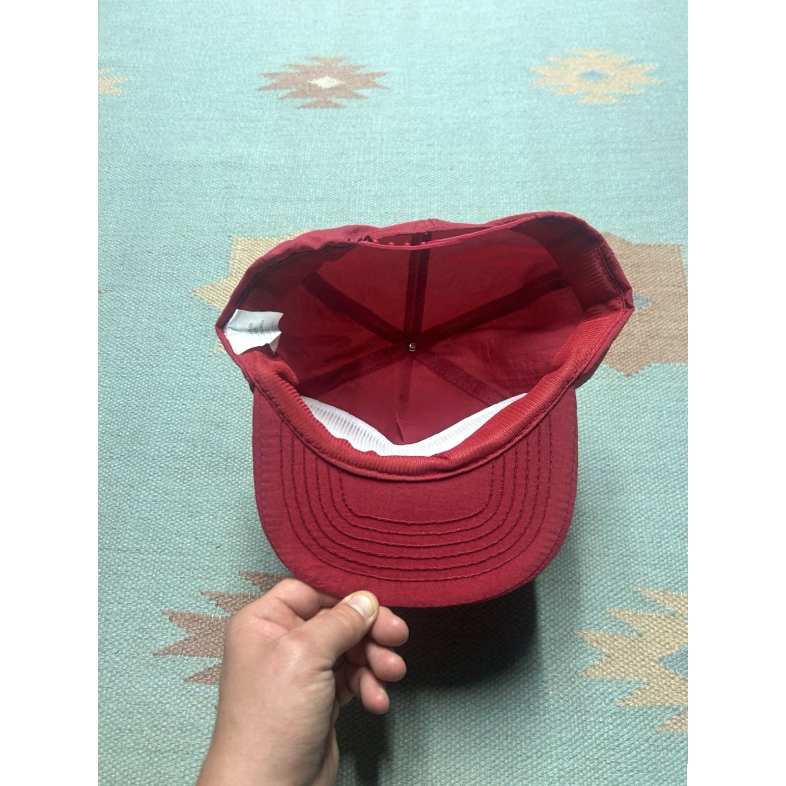 Vintage VINTAGE Winston SnapBack Hat Cap Mens Nylon Red Promo Wrap Size ONE SIZE - 7 Thumbnail