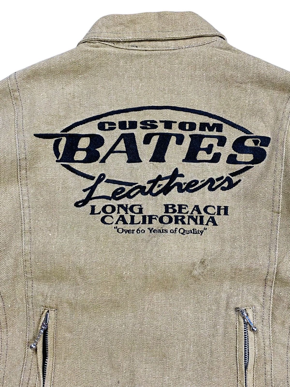20471120 2000s Bates - Multizip Biker canvas Jacket Size US M / EU 48-50 / 2 - 9 Thumbnail
