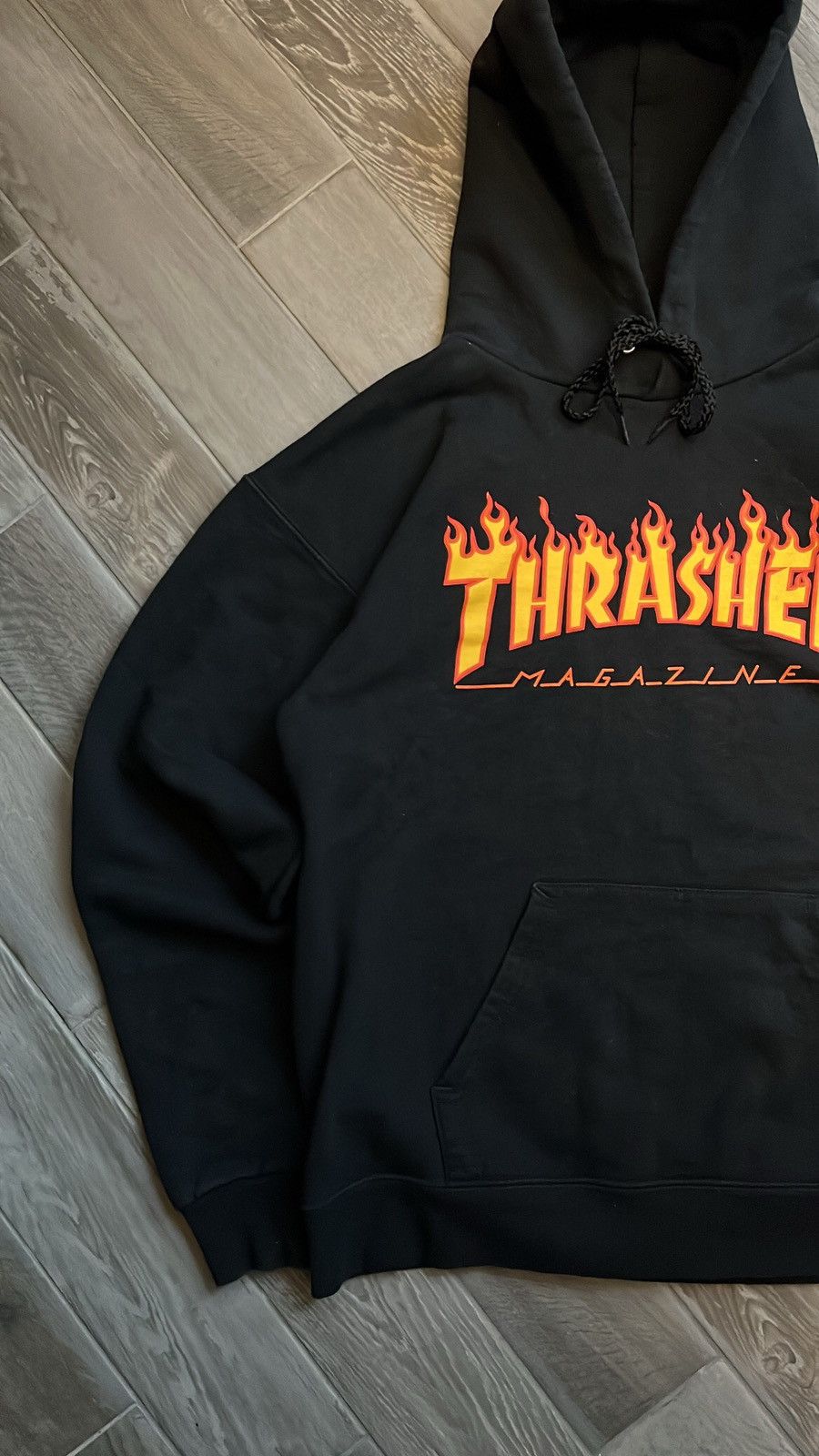 Thrasher × Vintage Hype vintage Thrasher black hoodie Size US S / EU 44-46 / 1 - 4 Thumbnail