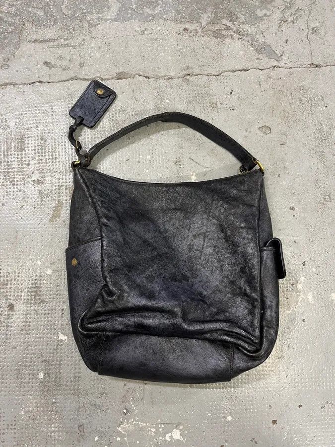 Yves Saint Laurent Yves Saint Laurent Metallic Blue Eroded Bag Size ONE SIZE - 1 Thumbnail