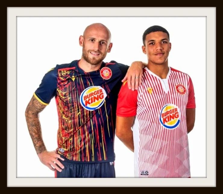 Macron Stevenage fc 19/20 away jersey Size US S / EU 44-46 / 1 - 8 Thumbnail