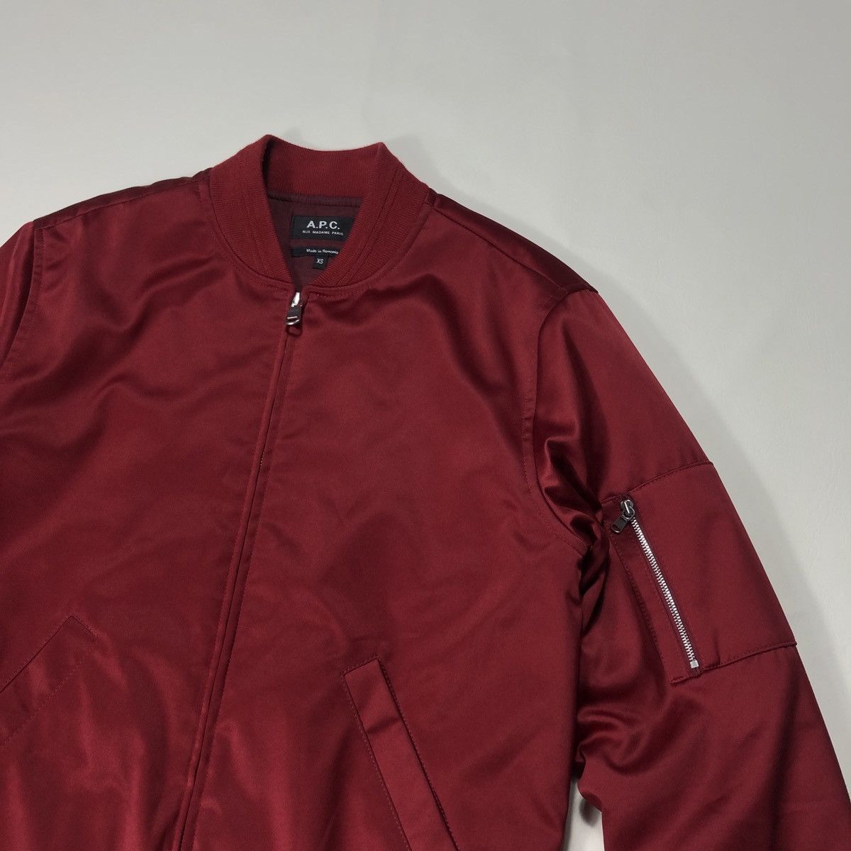 A.P.C. A.P.C MA-1 Bomber Jacket Size US XS / EU 42 / 0 - 4 Thumbnail