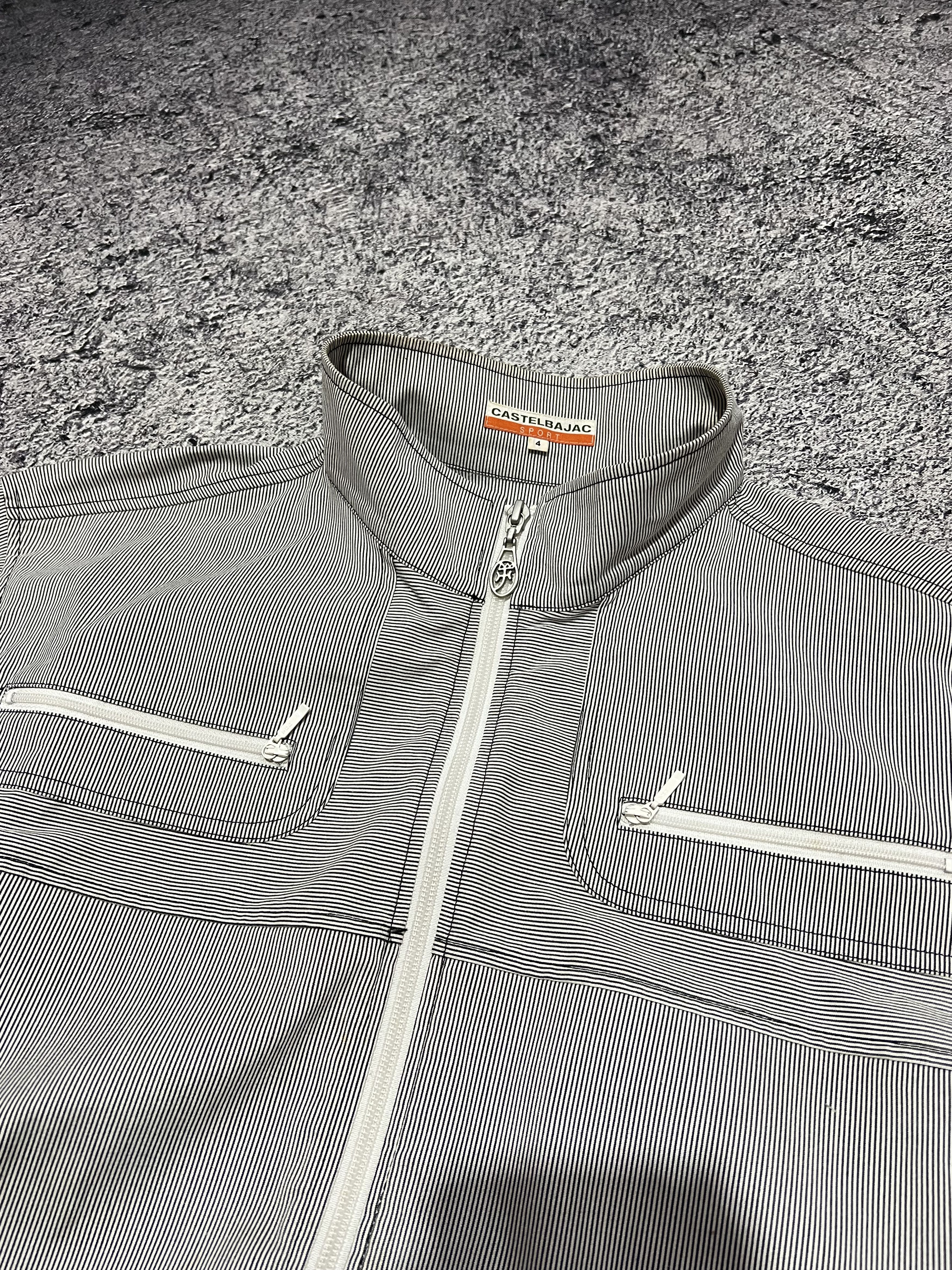 Japanese Brand 2000s Castelbajac Hickory Stripe Work Jacket y2k Size US L / EU 52-54 / 3 - 4 Thumbnail