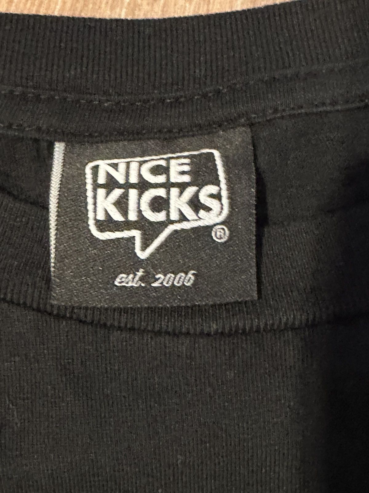 Nice Kicks Nice Kicks “Just Wear Them” Black T Shirt M Size US M / EU 48-50 / 2 - 3 Thumbnail