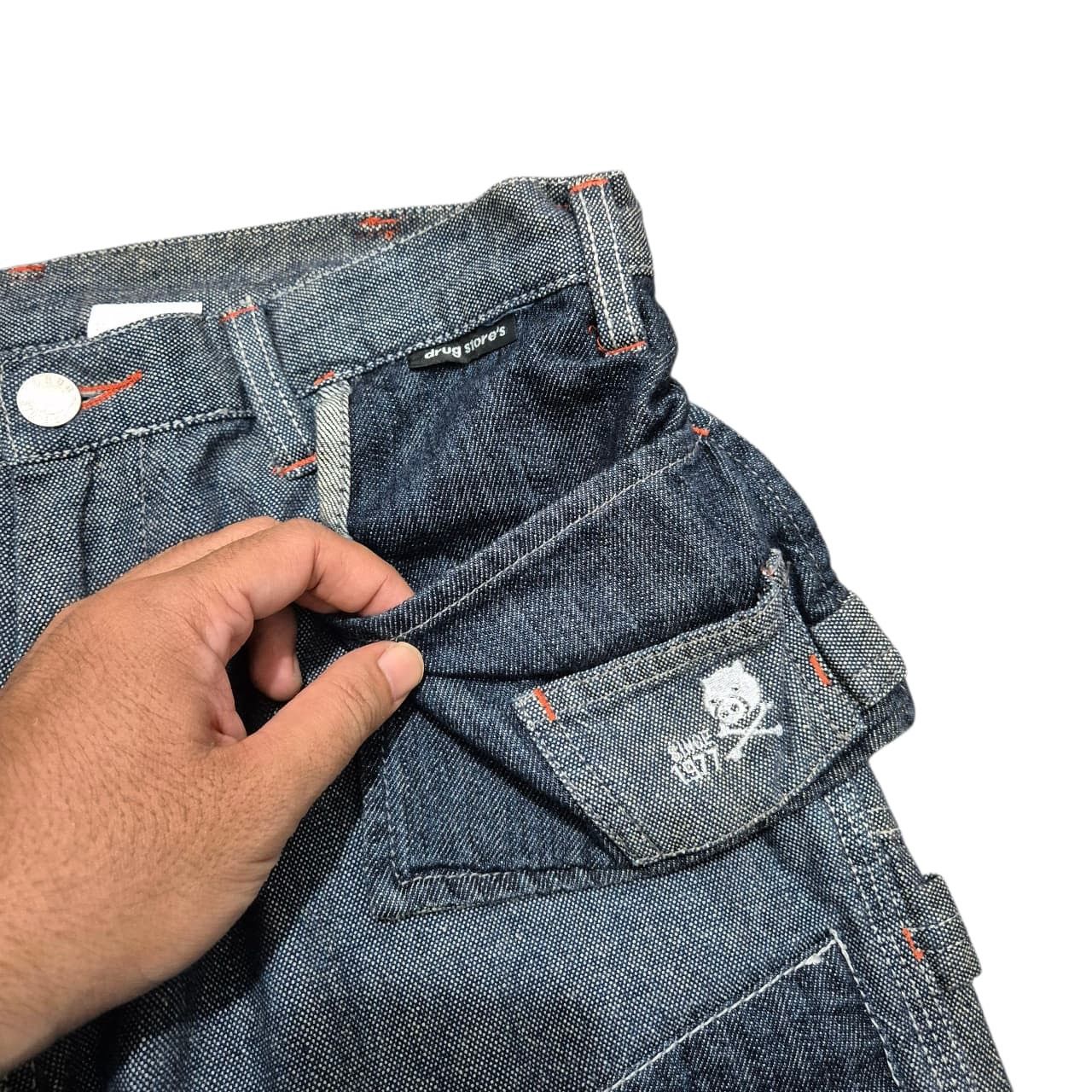 Japanese Brand Nice design patch work denim pants Size US 32 / EU 48 - 7 Thumbnail