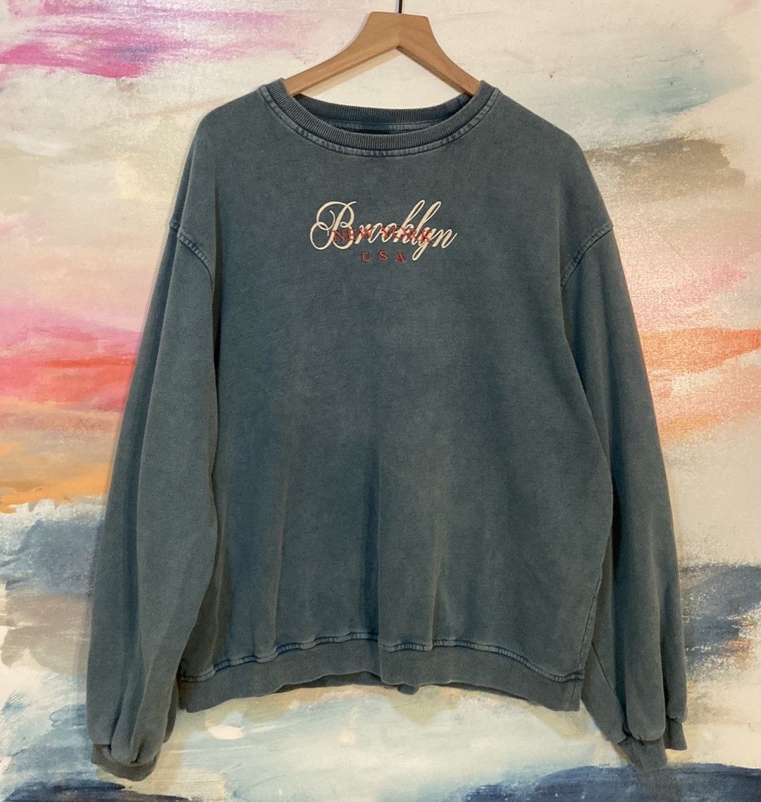 Urban Outfitters Urban Outfitters Brooklyn 100% Cotton Sweatshirt Size US XL / EU 56 / 4 - 1 Thumbnail