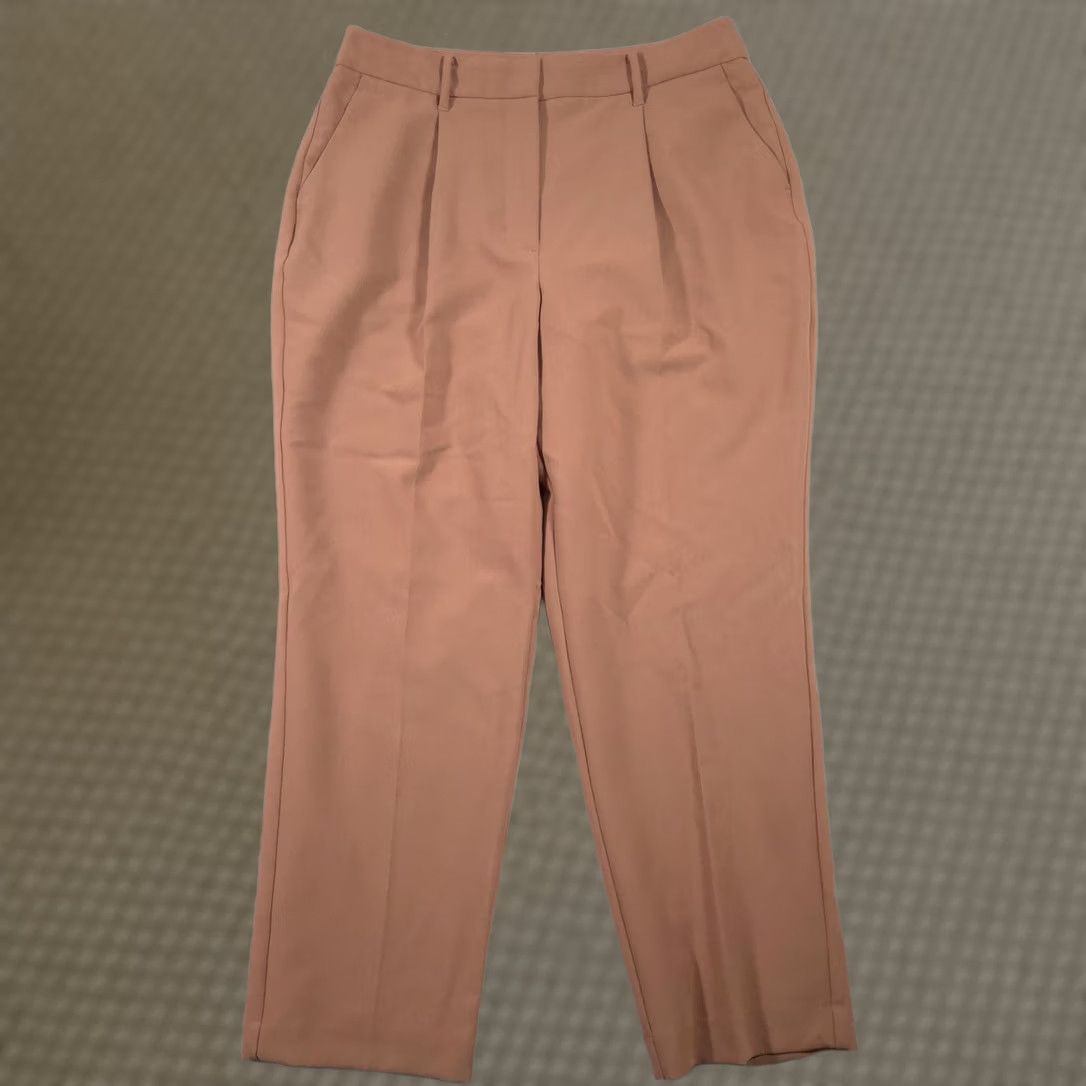 Nine West Nine West Pants Womens 14 Tan Straight Leg Dress Trousers Slacks Stretch Work Size 36" / US 14 / IT 50 - 1 Thumbnail
