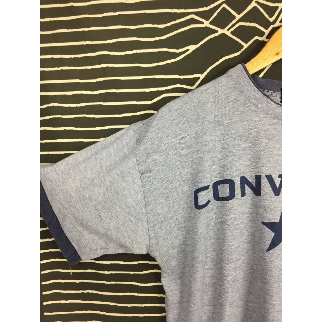 Converse × Vintage Vtg Converse All Star Spell Out Logo Graphic Tee Size US L / EU 52-54 / 3 - 4 Thumbnail