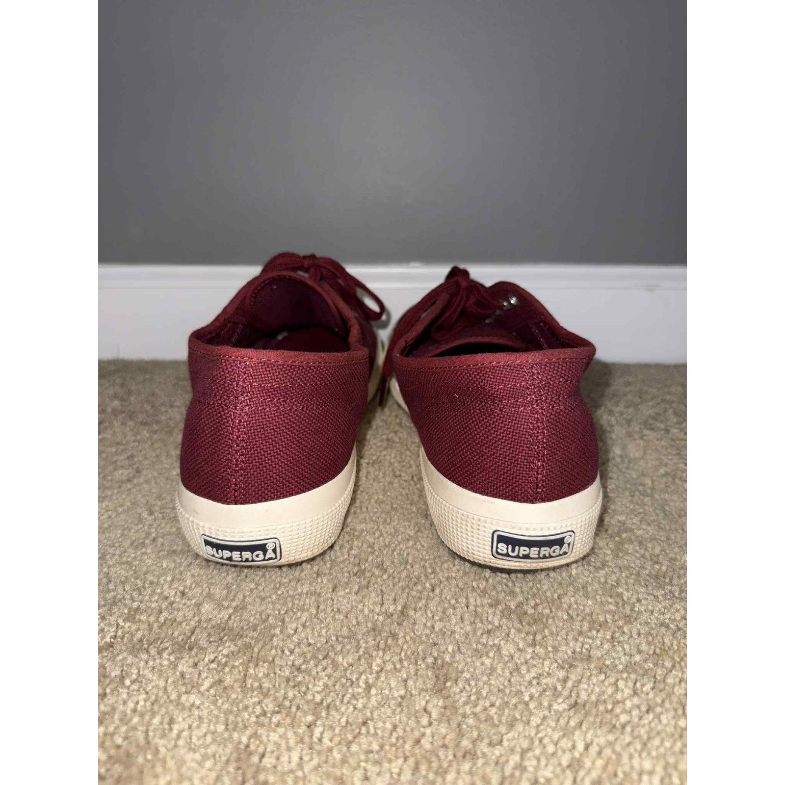 Superga Superga 2750 Cotu Trainer Sneaker Burgundy Women's 42/10.5 Size US 10.5 / IT 40.5 - 5 Thumbnail