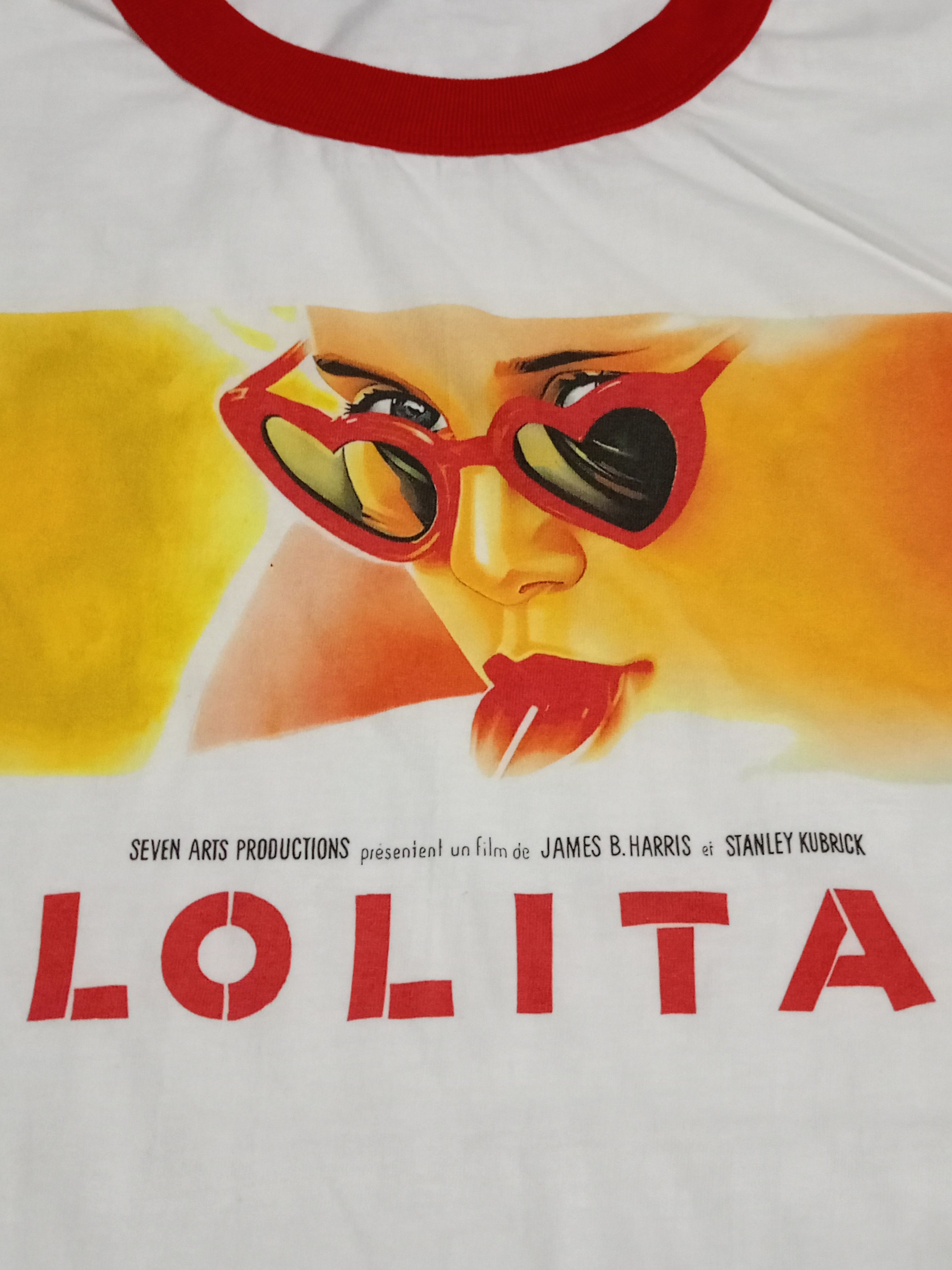 Vintage Vintage rare Lolita movie t shirt/Stanley Kubrick/romance Size US L / EU 52-54 / 3 - 2 Thumbnail