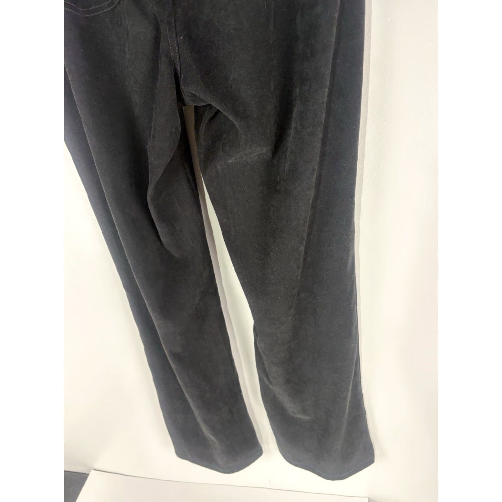 Denim & Co. Denim & Co Black Embroidered Wide Leg Dress Pants Womens Size 12 Size 34" / US 12 / IT 48 - 6 Thumbnail