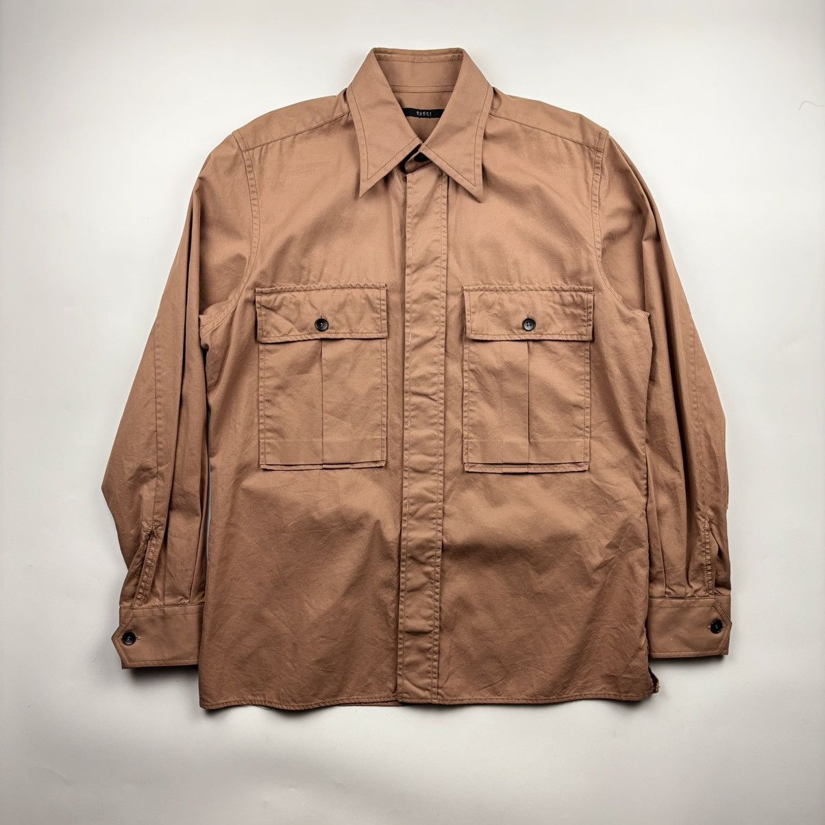 Gucci Gucci x Tom Ford Safari Overshirt Size US S / EU 44-46 / 1 - 1 Thumbnail