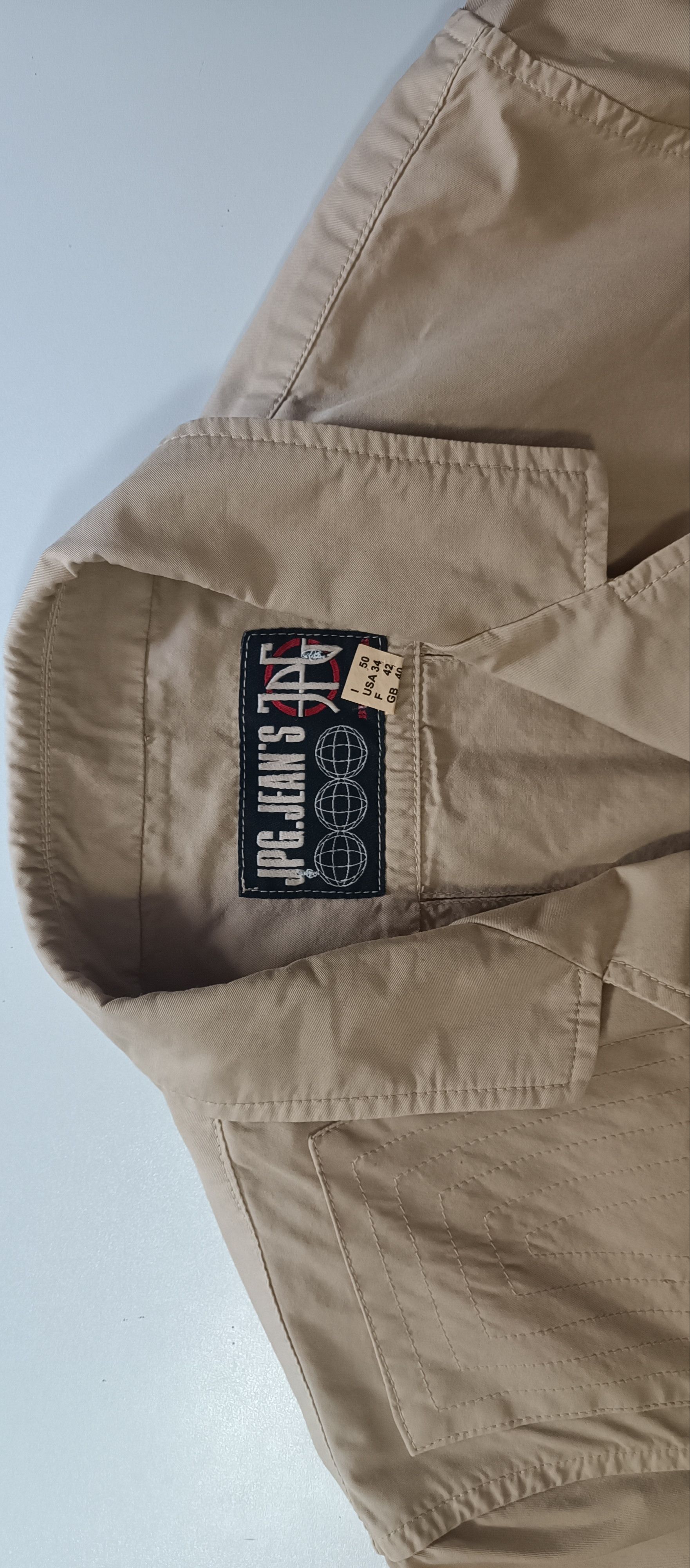 Jean Paul Gaultier SS2003 - Parachute light beige jacket Size US M / EU 48-50 / 2 - 8 Thumbnail