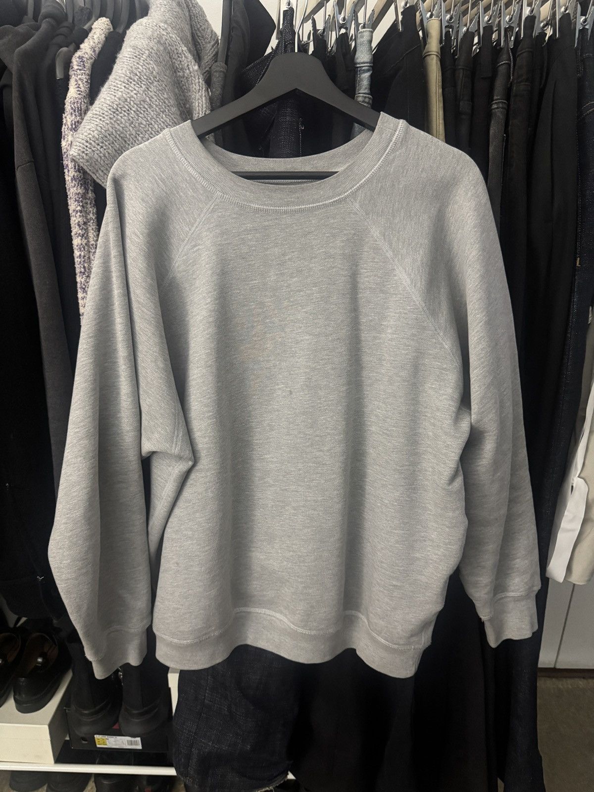 Yuremane yuremane uniform crewneck heather gray Size US M / EU 48-50 / 2 - 1 Thumbnail