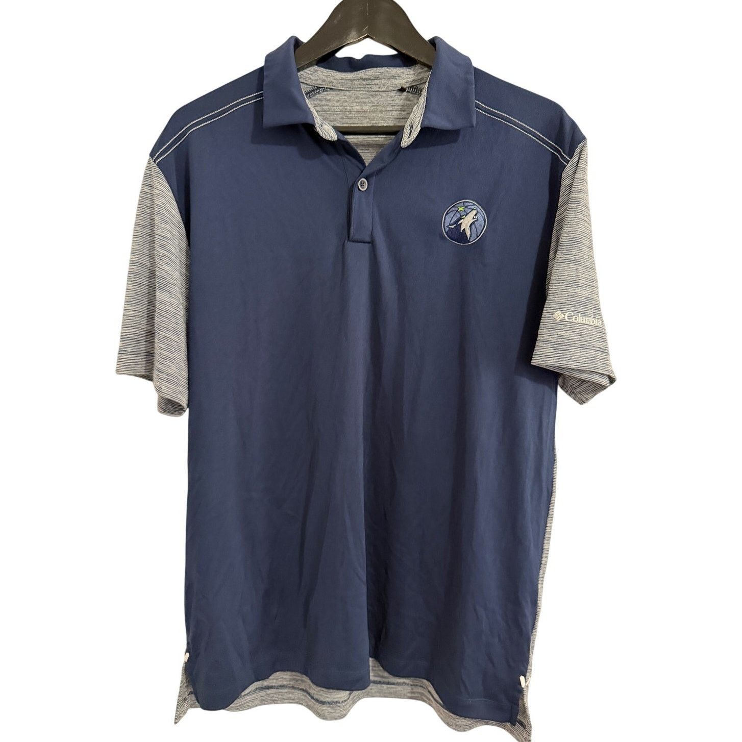Columbia Minnesota Timberwolves Columbia Sportswear Polo Shirt Size L Size US L / EU 52-54 / 3 - 1 Thumbnail