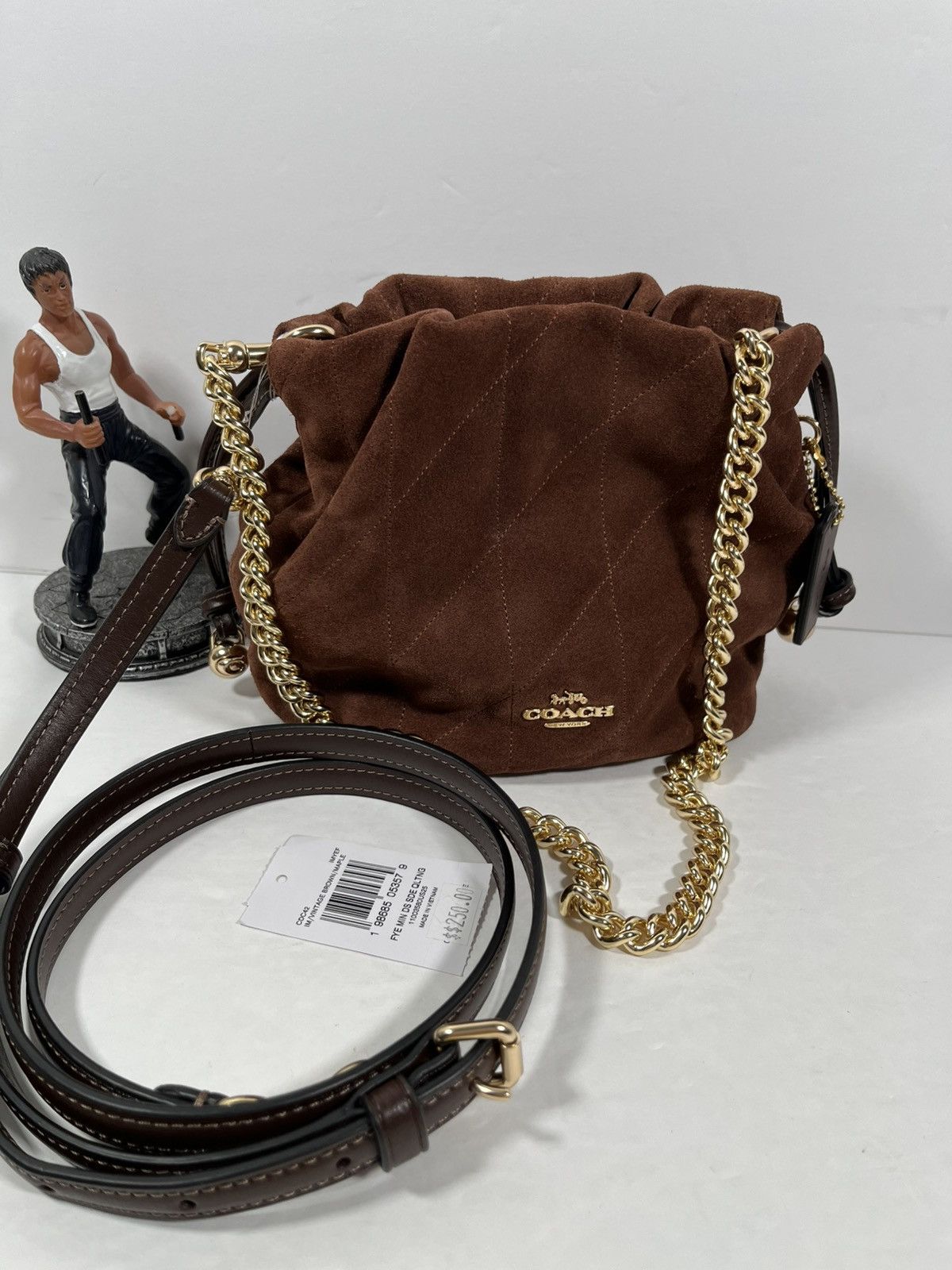Coach Coach Faye Mini Drawstring Bag With Quilting NWT Size ONE SIZE - 7 Thumbnail