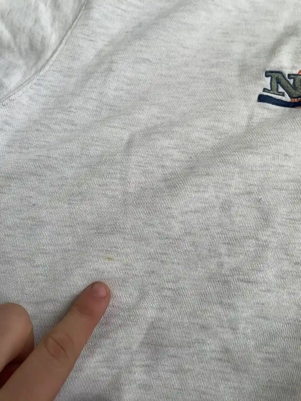 Nike Vintage 90s nike big embroidered sweatshirt nike swoosh usa Size US L / EU 52-54 / 3 - 12 Thumbnail