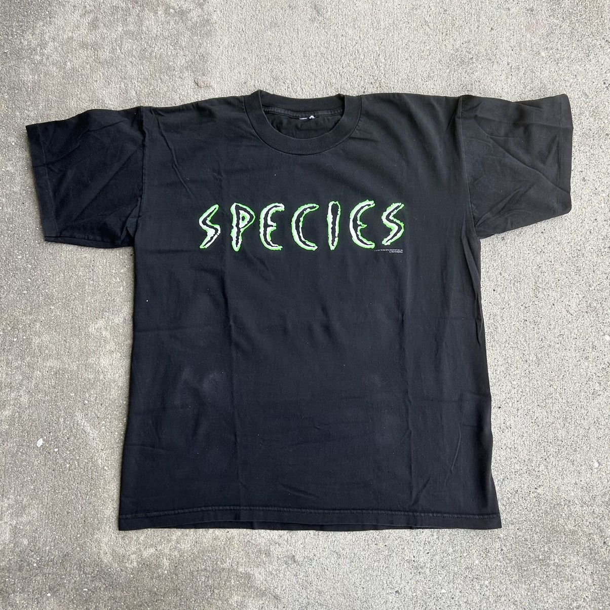 image of 1995 Species Movie Promo T-Shirt in Black, Men's (Size Medium)