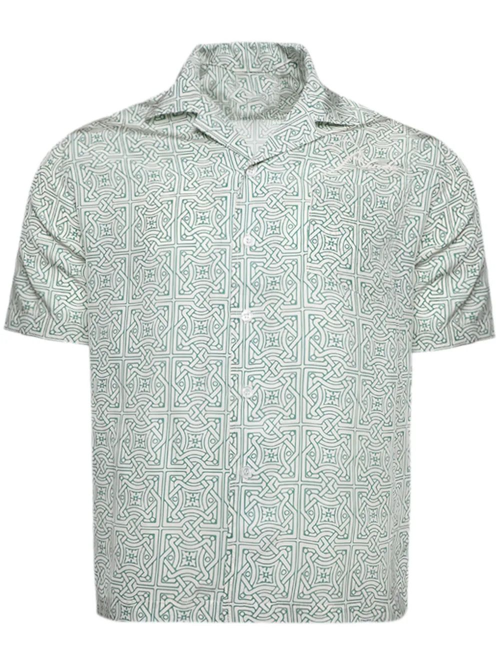 Designer Geometric-Print Shirt – Modern Pattern, Clean Fit Size US XL / EU 56 / 4 - 1 Thumbnail