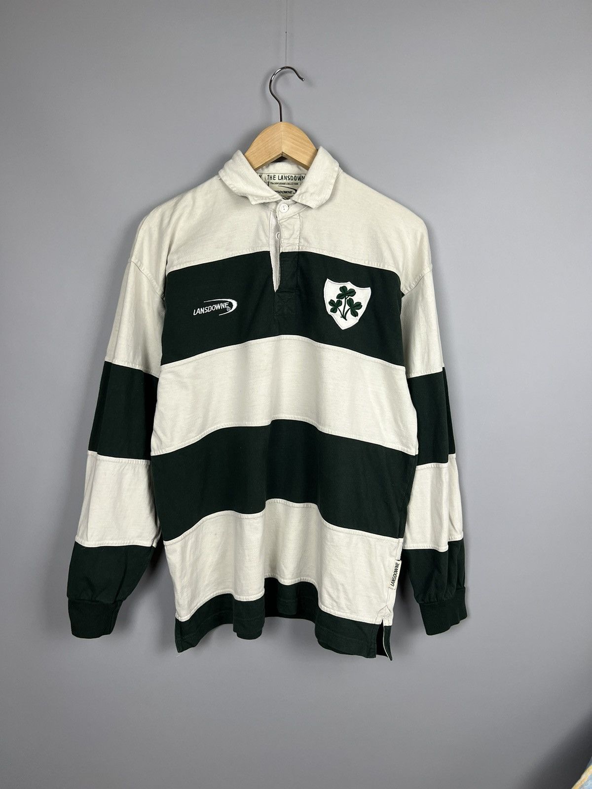 Toffs Vintage 90’s Lansdowne Ireland Rugby Long Sleeve Jersey Size US L / EU 52-54 / 3 - 1 Thumbnail