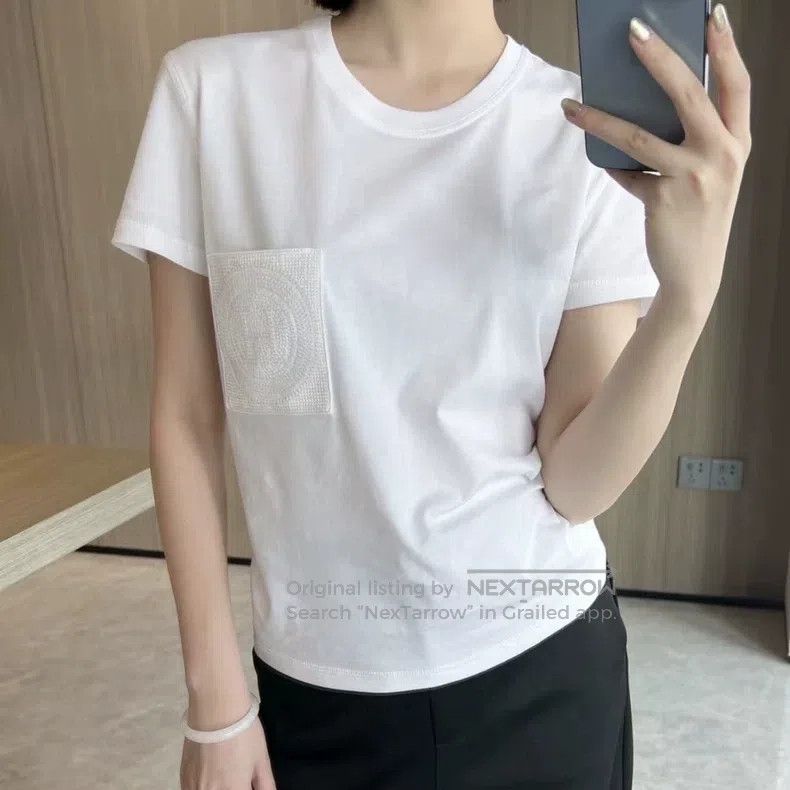 Hermes Hermes Chest pocket H embroidery short-sleeved T-shirt Size XS / US 0-2 / IT 36-38 - 7 Thumbnail