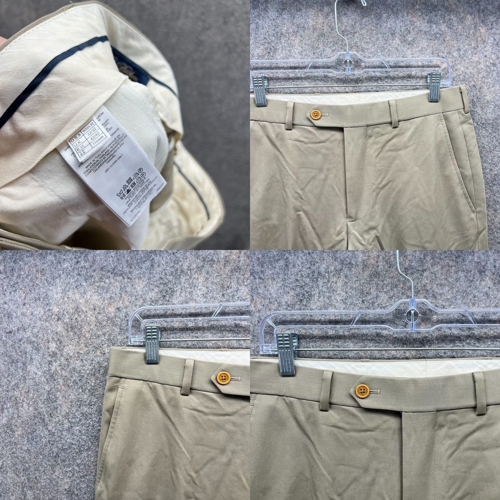Brooks Brothers Brooks Brothers Pants Men 32x32 Khaki Chino Pleated Regent Tan Beige Trousers Size US 32 / EU 48 - 8 Thumbnail
