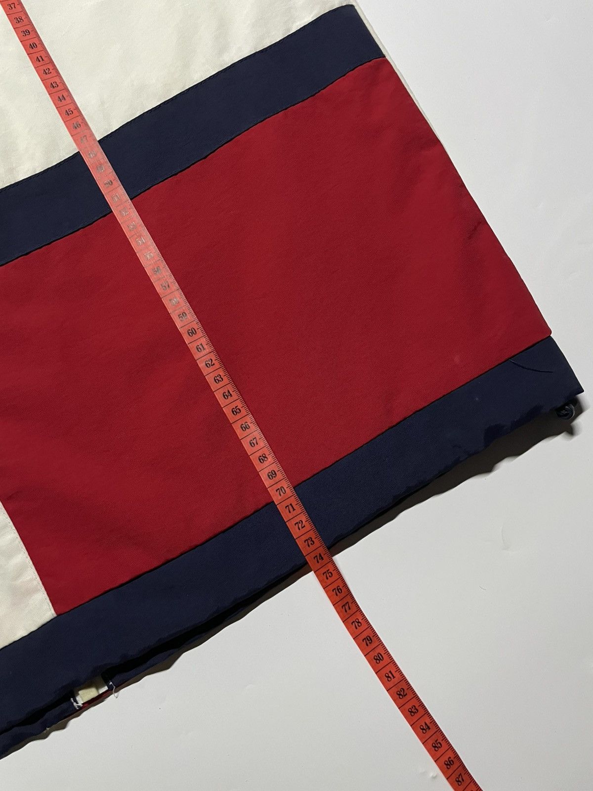 Tommy Hilfiger × Vintage Tommy Hilfiger combine bigflag white sportwear jacket Size US L / EU 52-54 / 3 - 21 Thumbnail