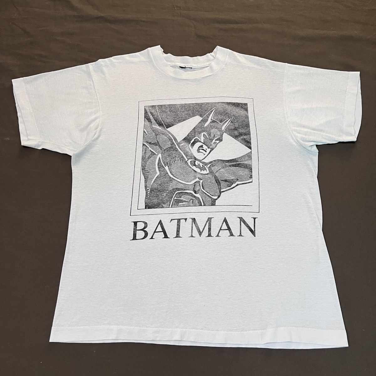 DC Comics × Vintage Vintage 90s Batman comic Promo Tee Faded Single Stitch Size US L / EU 52-54 / 3 - 4 Thumbnail