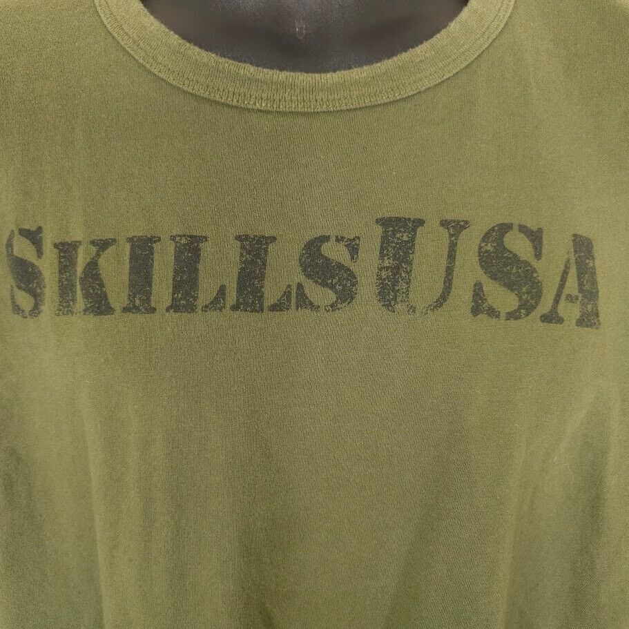 Rothco Rothco Military T Shirt Mens Size XL Green Skills USA Size US XL / EU 56 / 4 - 2 Thumbnail
