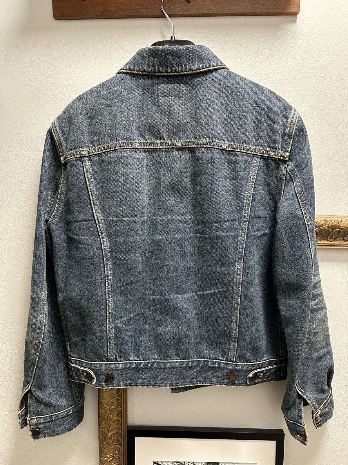 Saint Laurent Paris Saint Laurent Fitted Denim Jacket Size US M / EU 48-50 / 2 - 2 Thumbnail