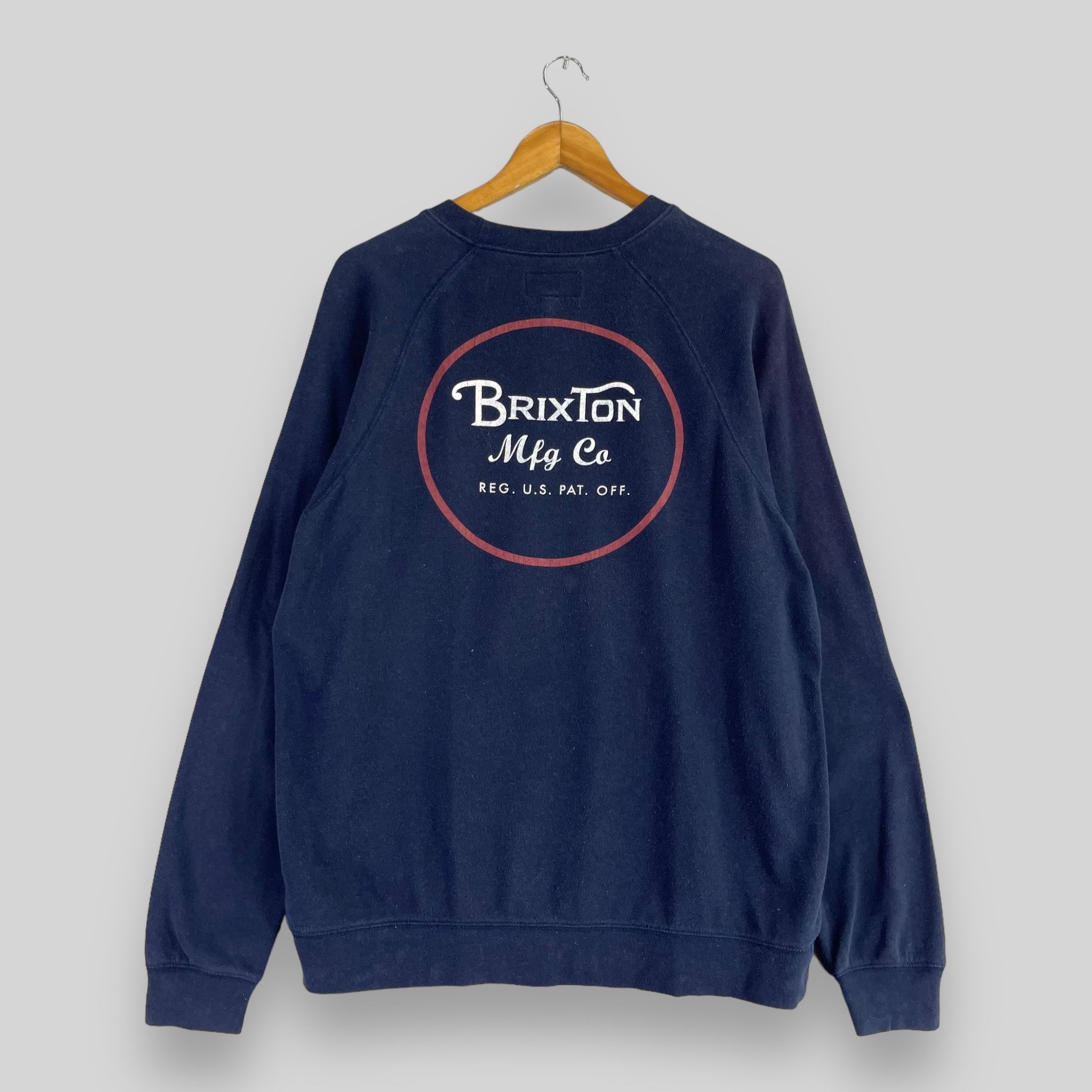 Brixton Vintage 90s BRIXTON Spellout Sun Faded Crewneck Sweatshirt Size US L / EU 52-54 / 3 - 1 Thumbnail