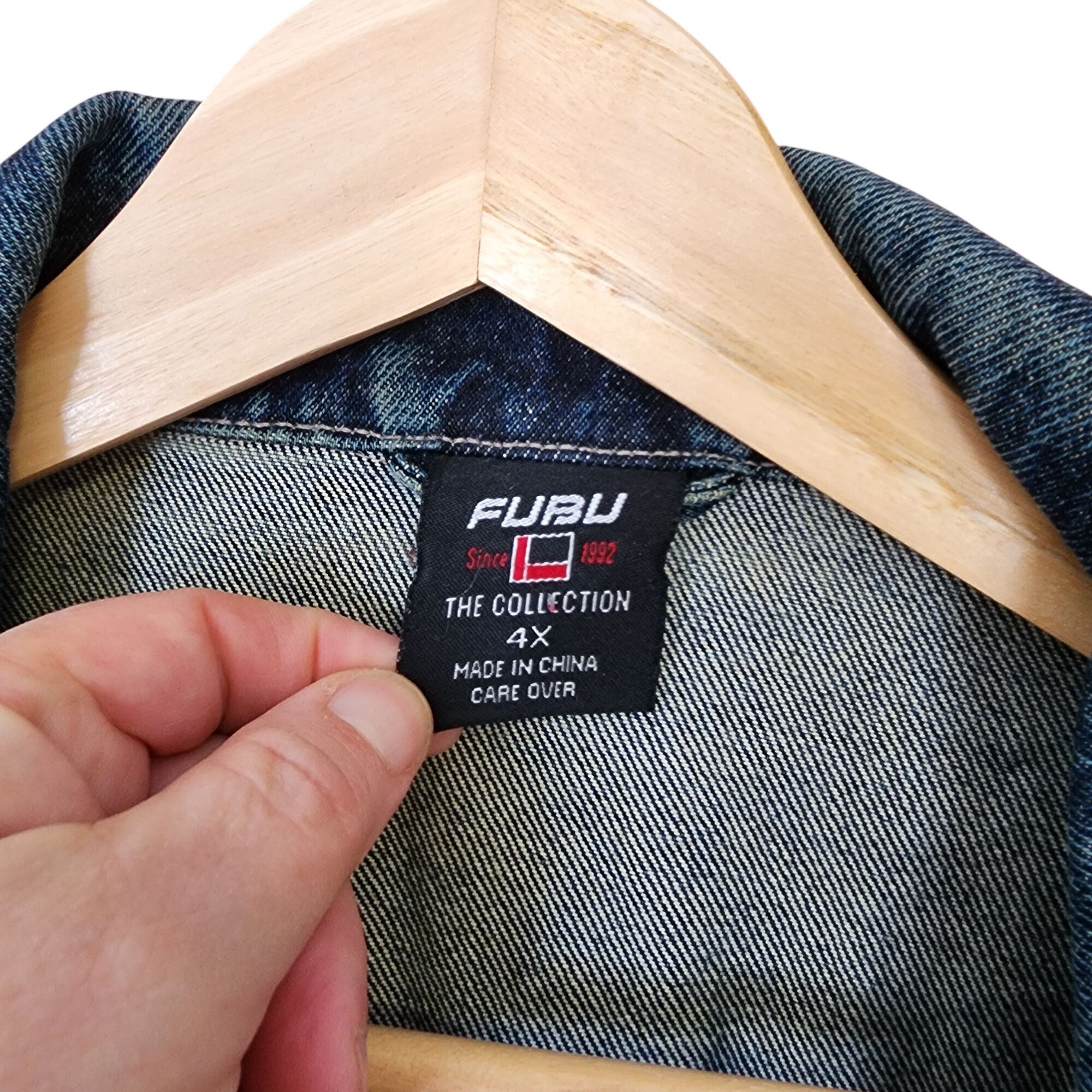 Fubu Fubu The Collection Denim Jacket Men Size 4XL Size US XXL / EU 58 / 5 - 3 Thumbnail