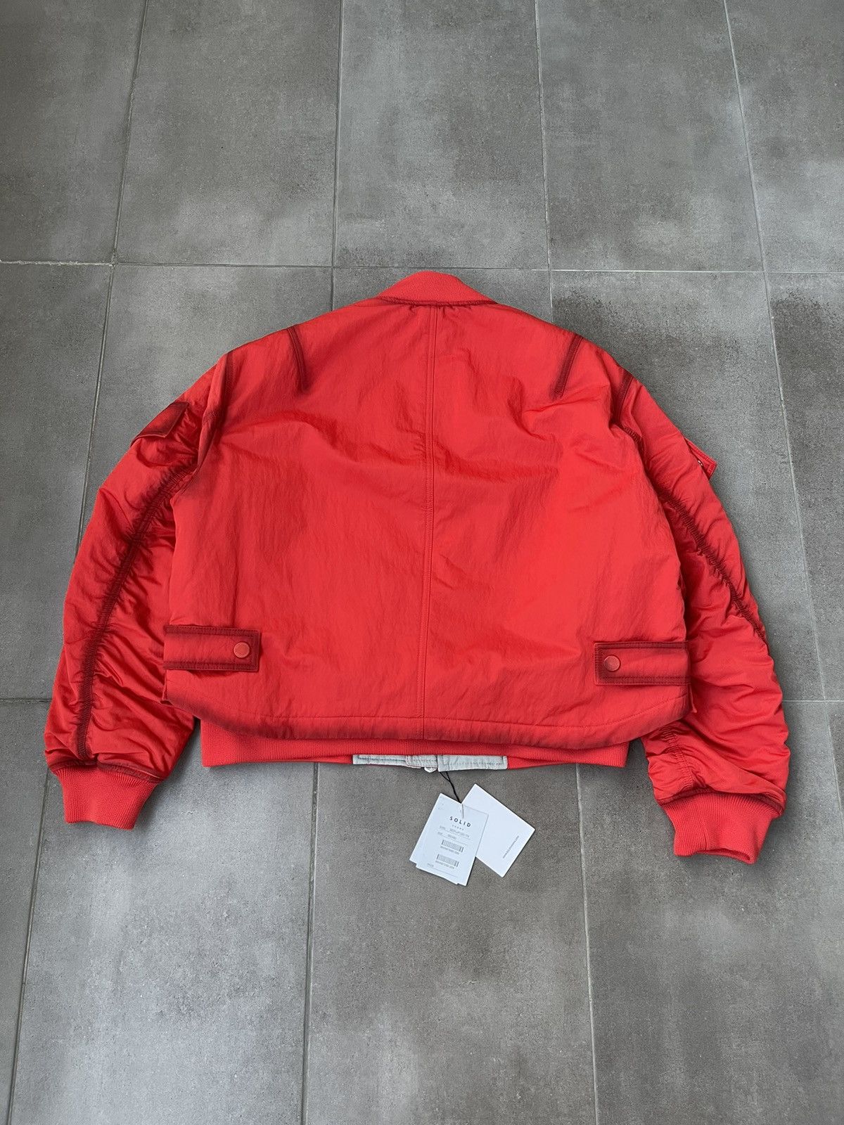 Solid Homme × Wooyoungmi !DS! SS23 Solid Homme Red Multipocket Bomber Size US M / EU 48-50 / 2 - 16 Thumbnail
