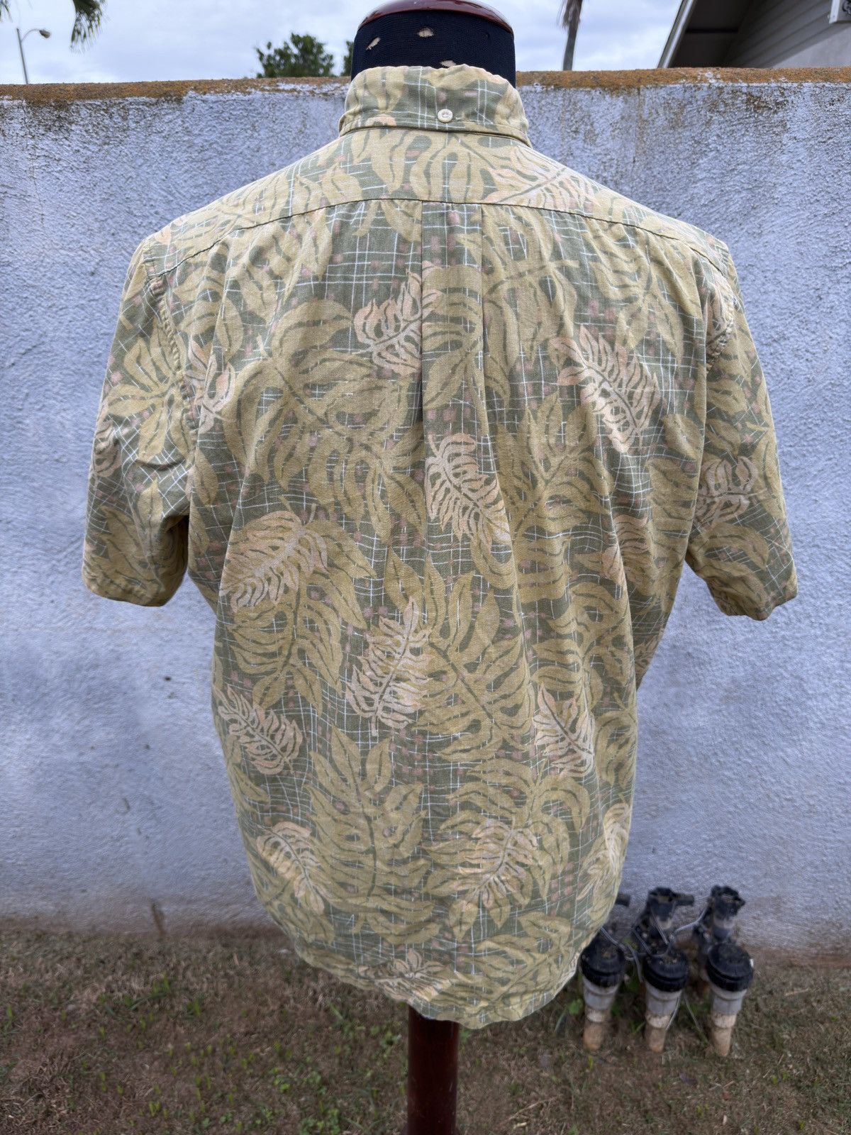 Reyn Spooner PreOwned Reyn Spooner Yellow Hawaiian Print Pullover Men's M Size US M / EU 48-50 / 2 - 2 Thumbnail