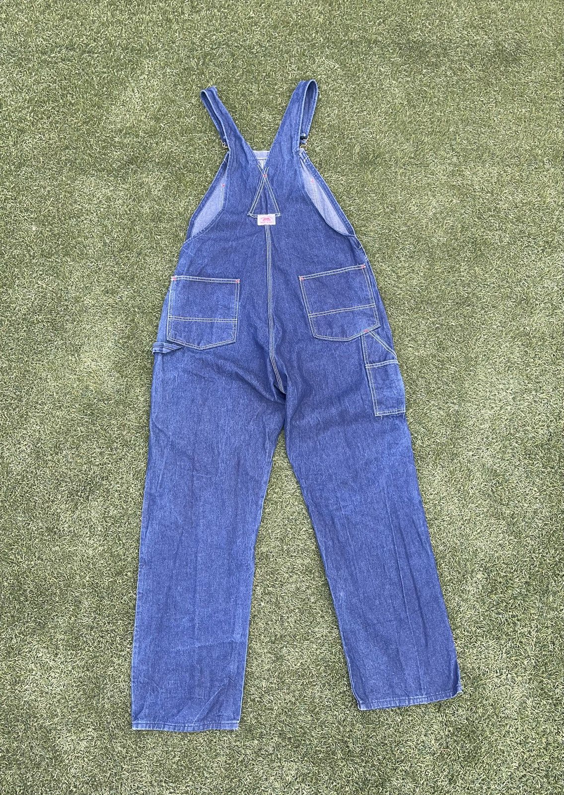 Vintage Rare Vintage Roundhouse Overalls USA Denim Workwear Grailed