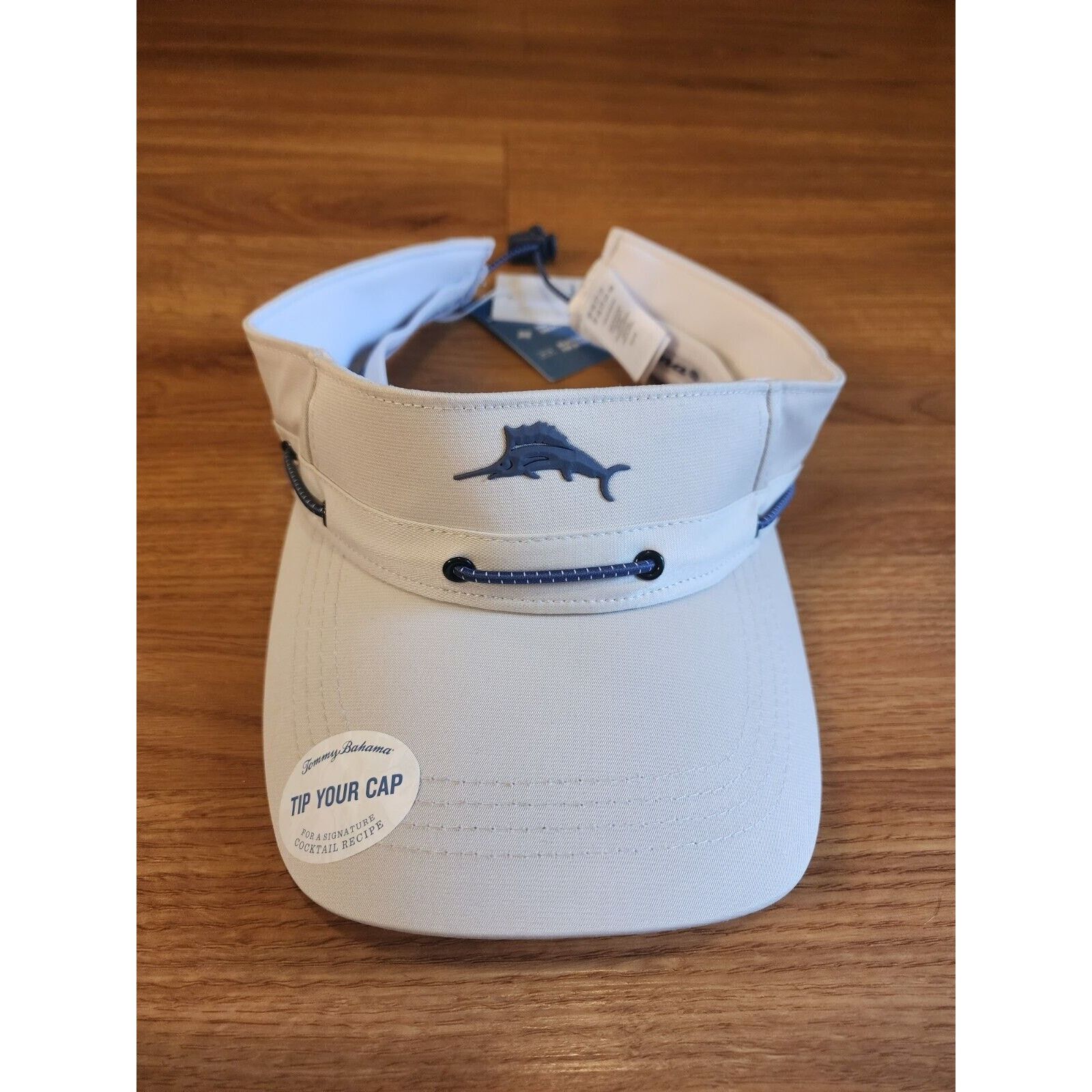 Tommy Bahama TOMMY BAHAMA VISOR HAT OFF WHITE MARLIN ADJUSTABLE CAP Size ONE SIZE - 1 Thumbnail