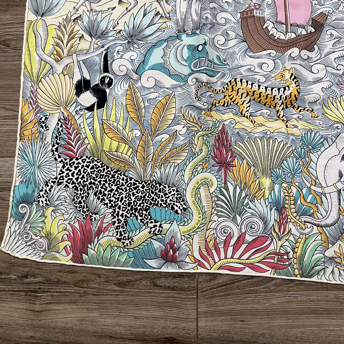Hermes Hermès Cosmographia Universalis Scarf Size ONE SIZE - 4 Thumbnail
