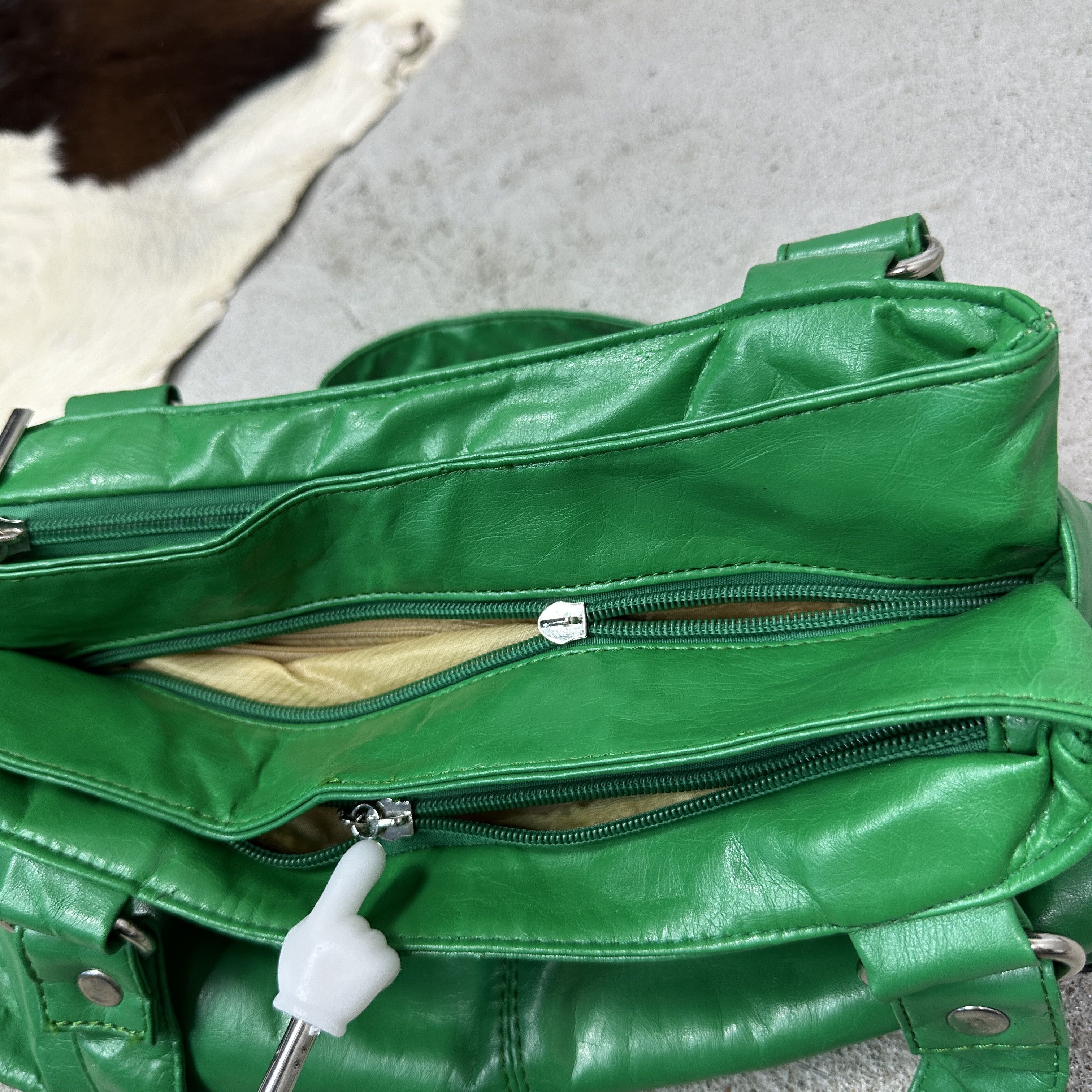 Vintage Vintage Avant Garde Grunge Green Bag Y2K Size ONE SIZE - 8 Thumbnail