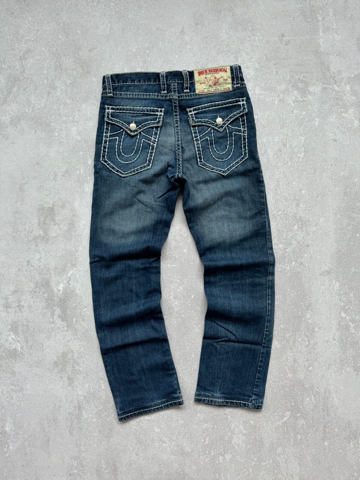 Pre-owned True Religion Vintage  Denim Jeans Billy Super T Y2k In Blue