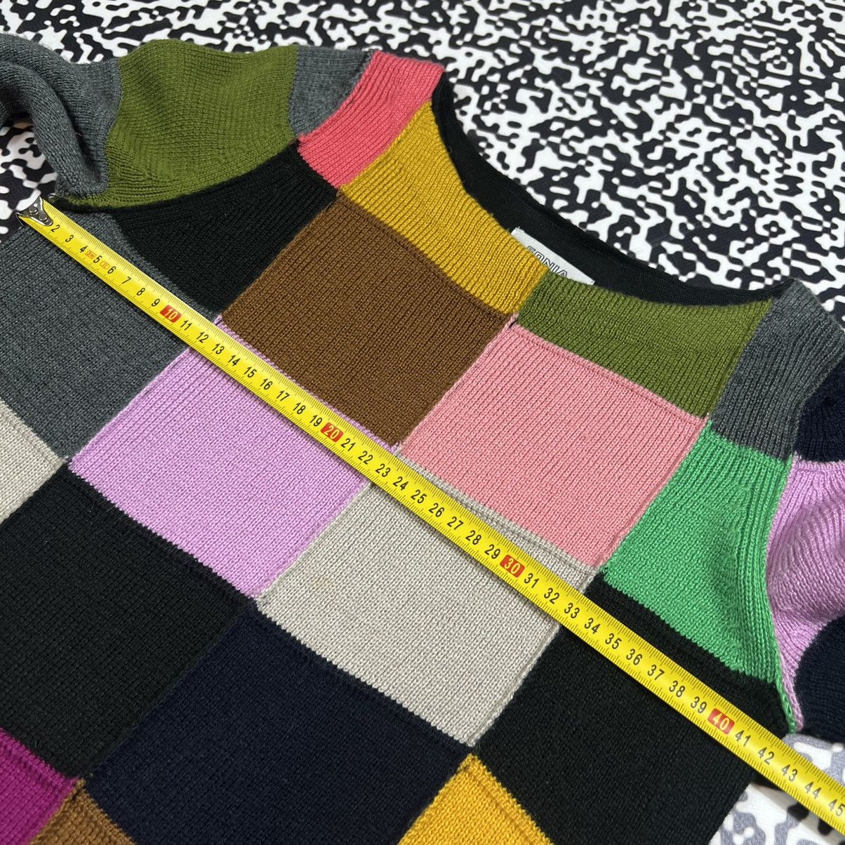 Sonia Rykiel Vintage Y2K Sonia Rykiel Patchwork Japanese Style Mini Dress Size M / US 6-8 / IT 42-44 - 17 Thumbnail