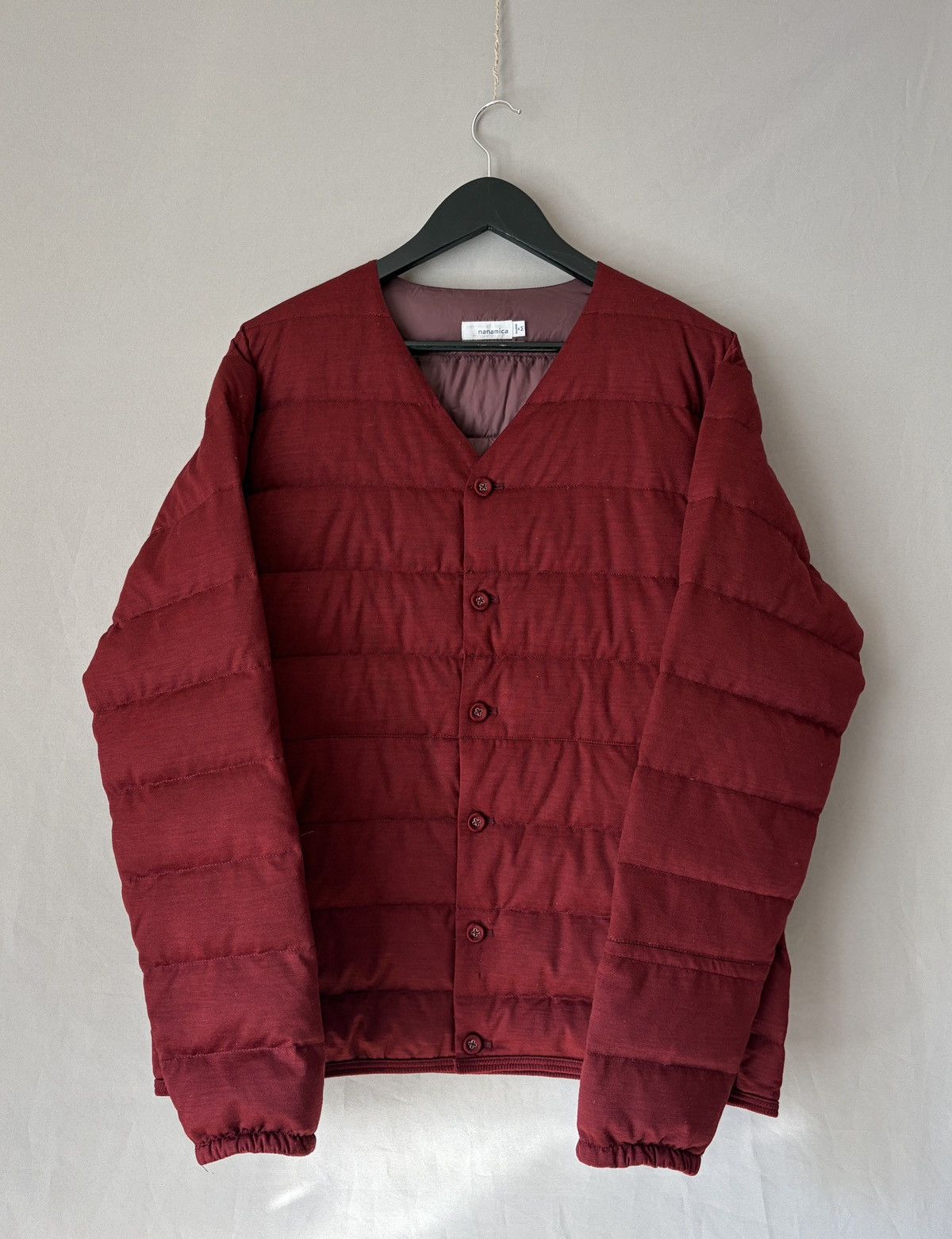 Nanamica nanamica Wool Down Red Cardigan Size US M / EU 48-50 / 2 - 9 Thumbnail