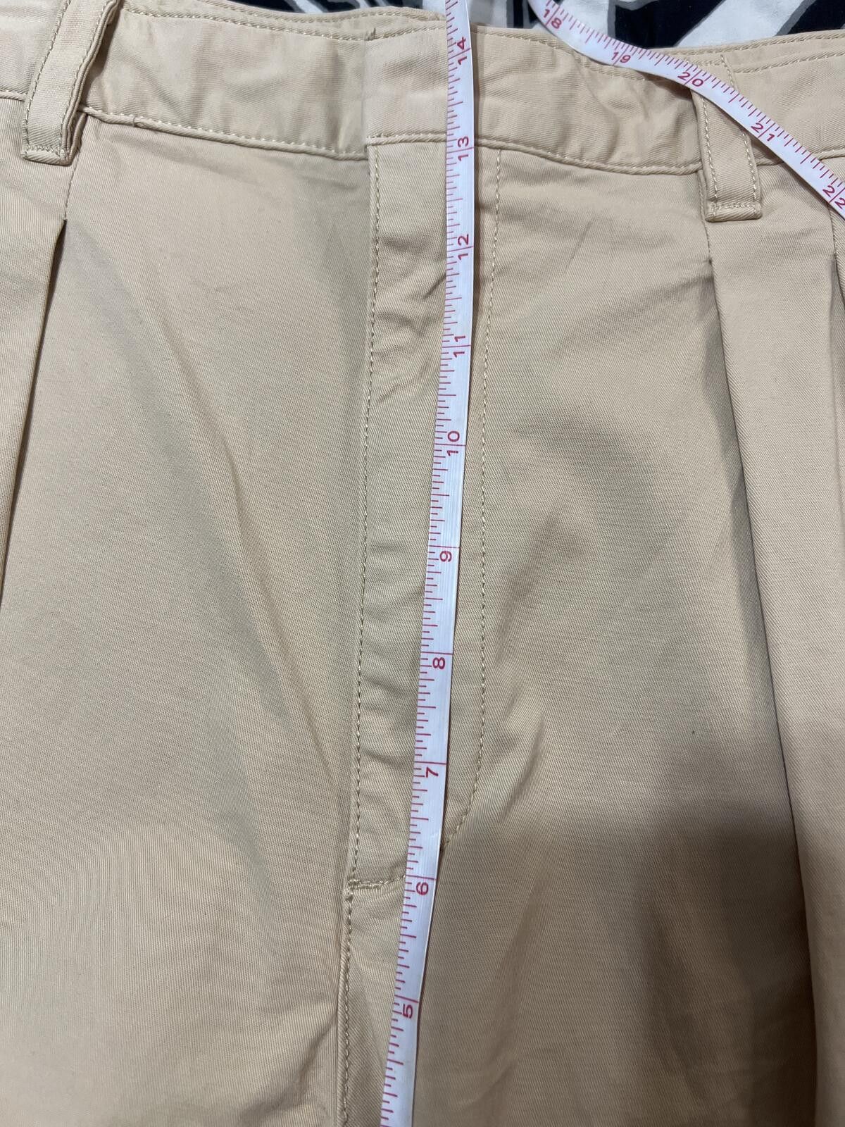 Gap Gap sz10 Wide Leg Beige pleated khaki NWT Coastal grandma Size 32" / US 10 / IT 46 - 8 Thumbnail