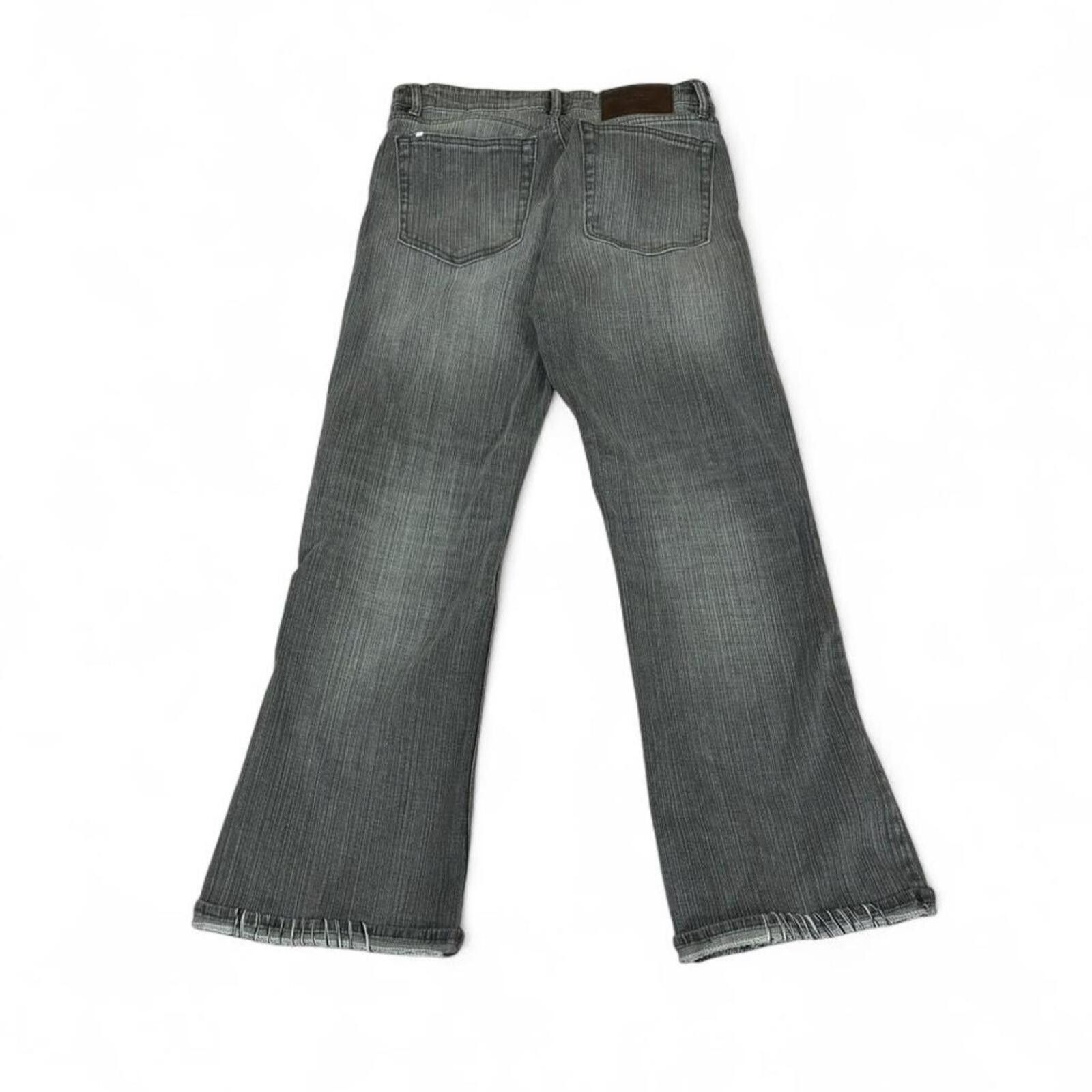 True Religion R.D.D. grey pinstripe bootcut denim jeans Size 32" / US 10 / IT 46 - 4 Thumbnail