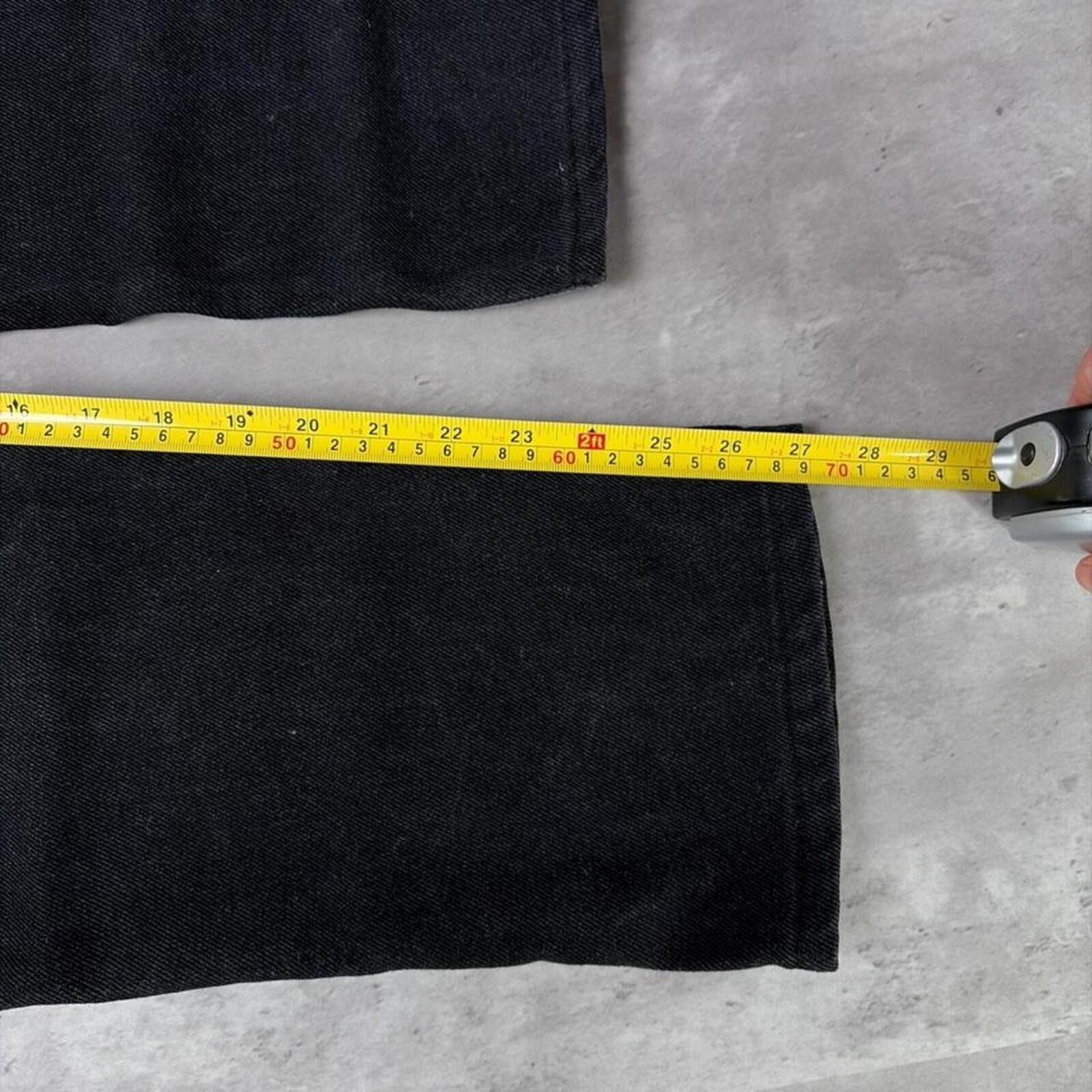 Levi's Vintage Black Levi’s 501 Grunge Straight Denim Jeans Size US 32 / EU 48 - 7 Thumbnail